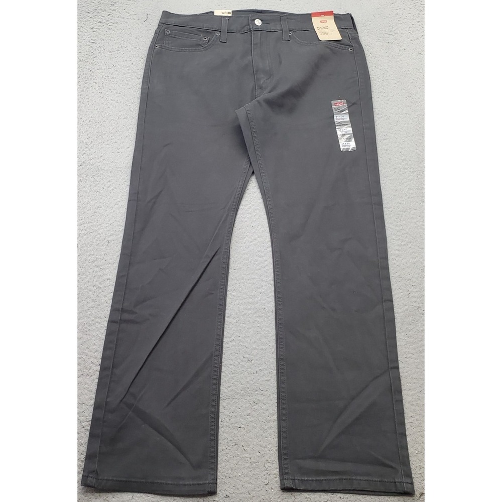 Levi's 513 Slim Straight Jeans Mens 34x30 Green Denim Stretch Red Tab Streetwear